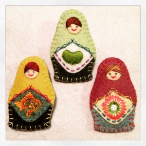 Littlest Felt Matryoshkas, 2015